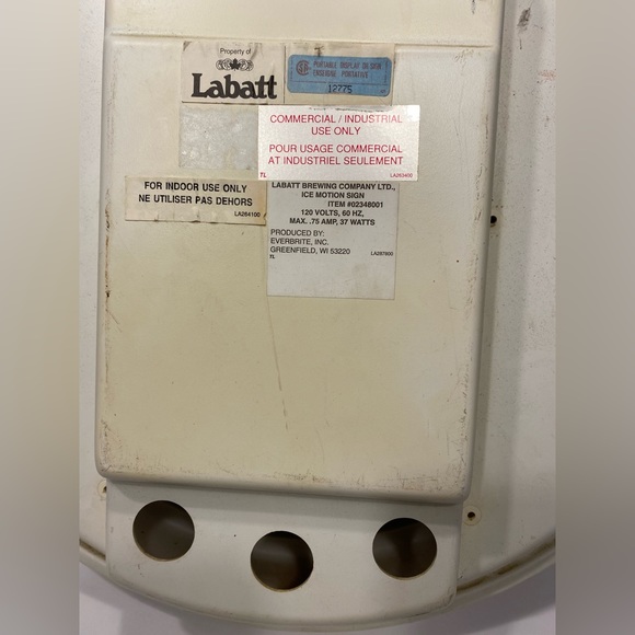 Rare Labatt Ice Beer Bar Sign - Picture 4 of 4